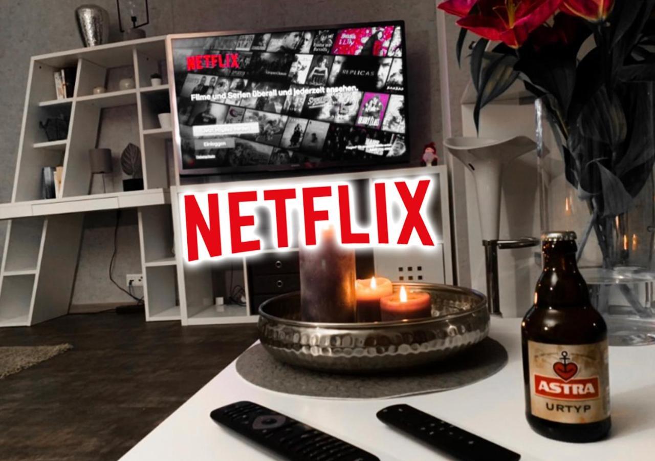 W1 - Kontaktloser 24H Check In, W-Lan, Netflix, Parkplatz, Kueche, Boxspring-Bett Bückeburg Exteriér fotografie